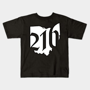 The 216 Represent Cleveland Ohio T-Design Kids T-Shirt